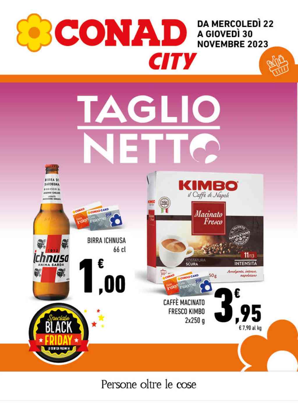 Volantino Conad City Lazio dal 22 novembre 2023