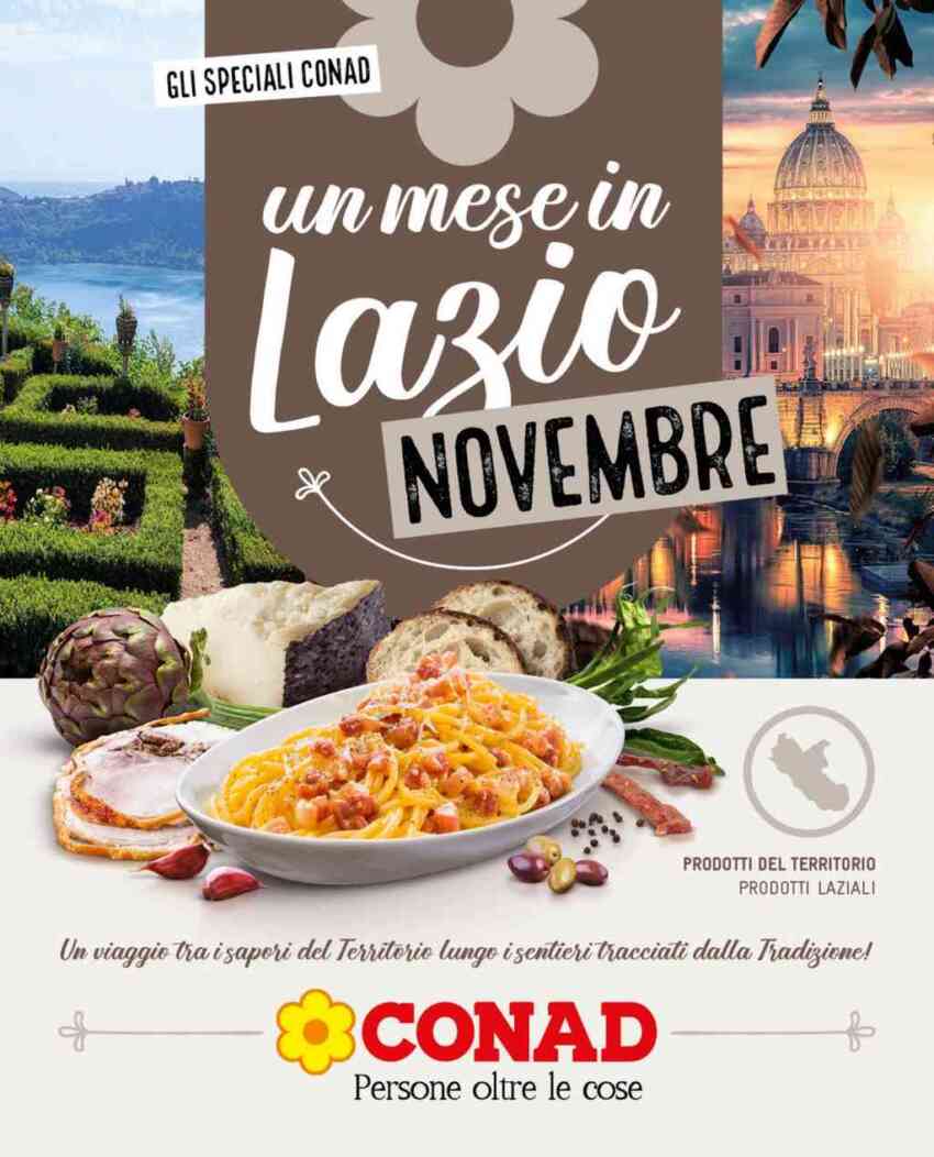 Volantino Conad Speciale Lazio Novembre 2023