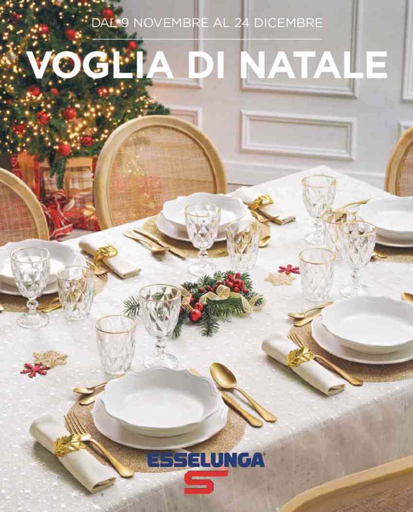 Volantino Esselunga Voglia di Natale dal 9 novembre al 24 dicembre 2023