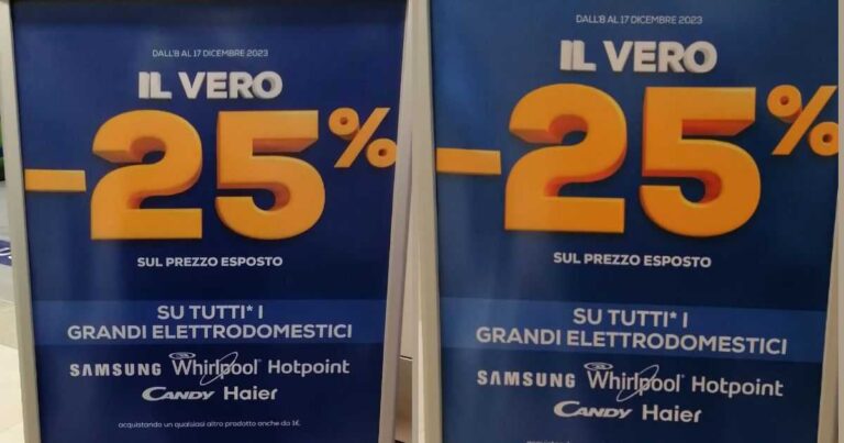 Euronics Cascina Merlata, sconto 25% su grandi elettrodomestici a Merlata Bloom!