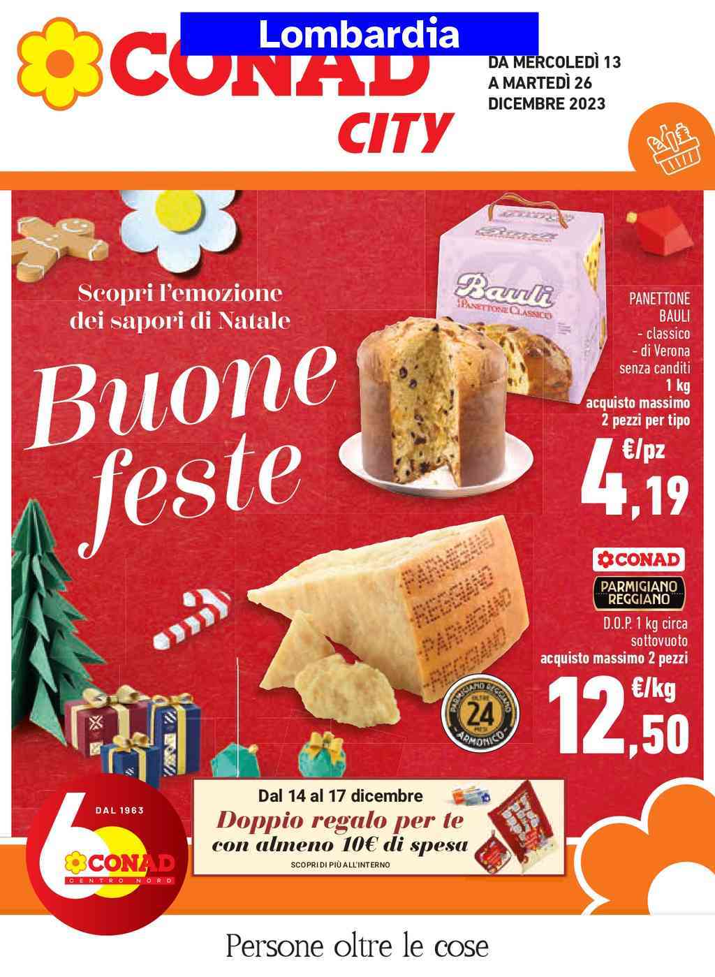 Volantino Conad City Lombardia dal 13 al 26 dicembre 2023