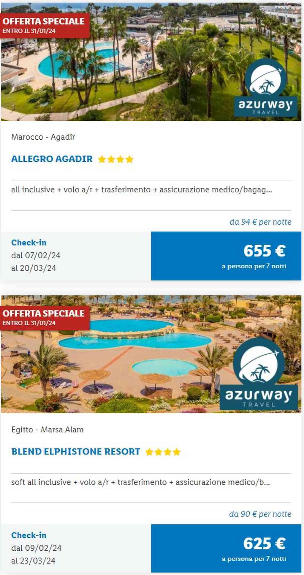 Offerte Lidl Viaggi Carnevale entro il 31 gennaio 2024