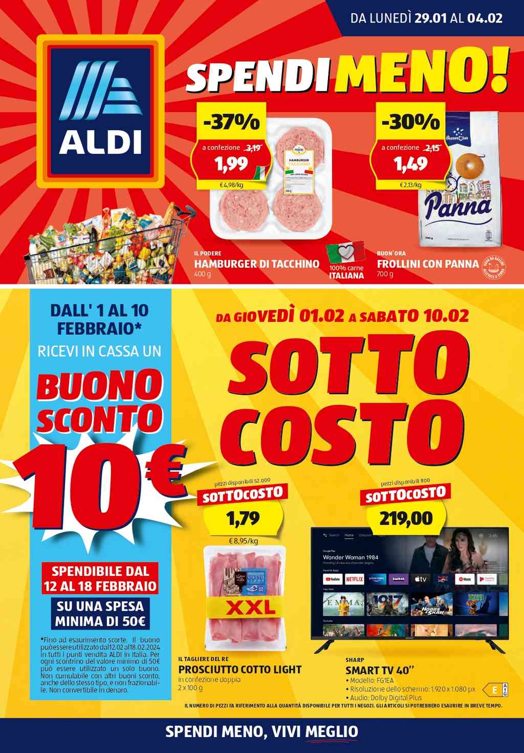 Volantino Aldi dal 29 gennaio al 4 febbraio 2024