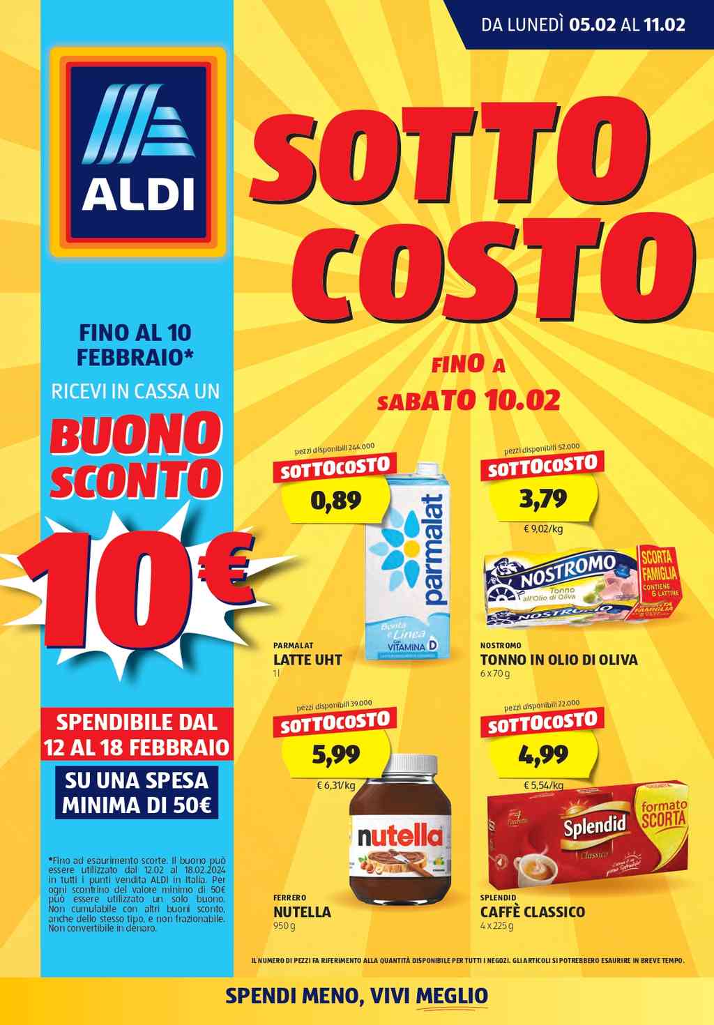 Volantino Aldi dal 5 al 11 febbraio 2024