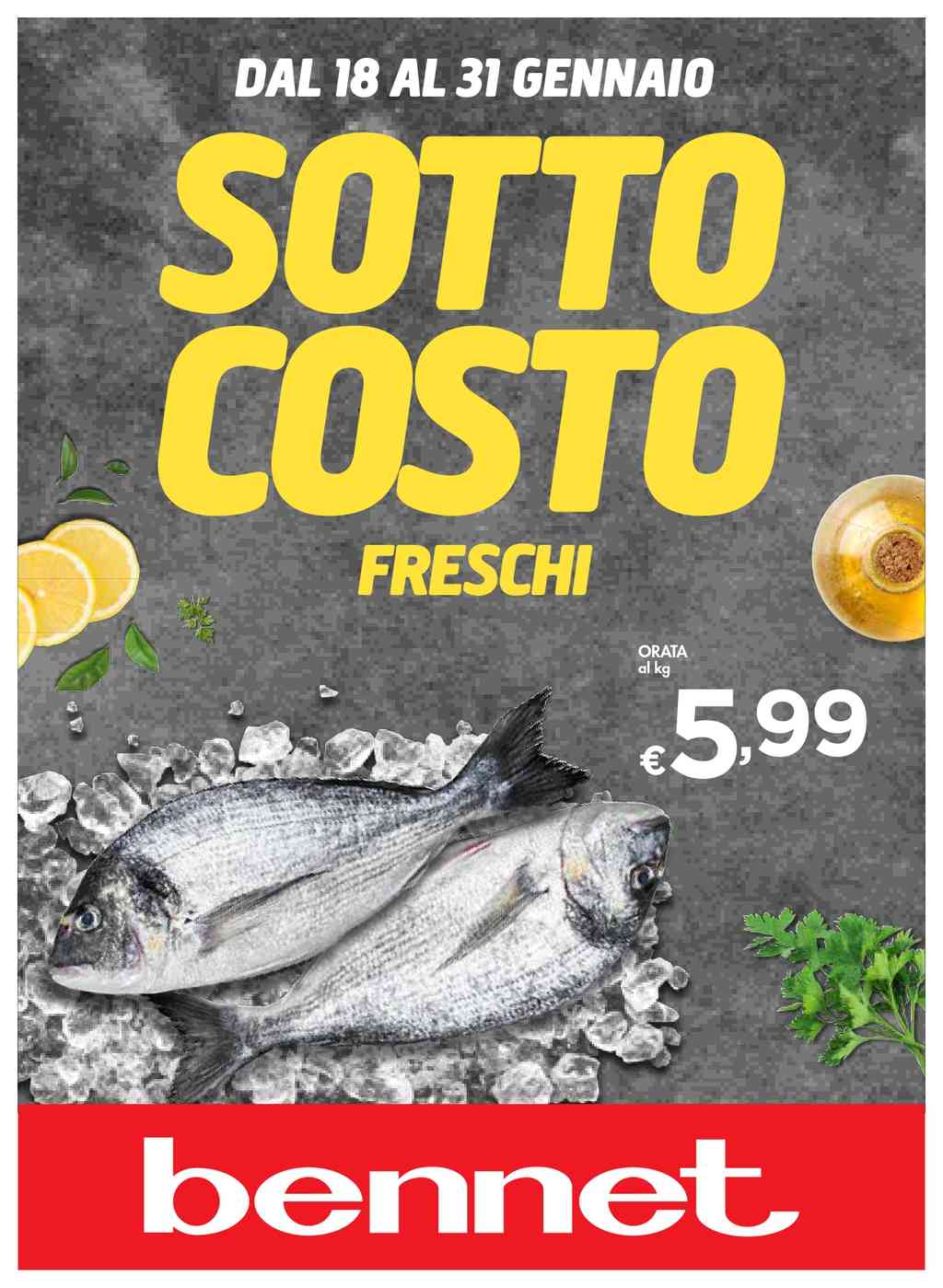 Volantino Bennet dal 18 al 31 gennaio 2024