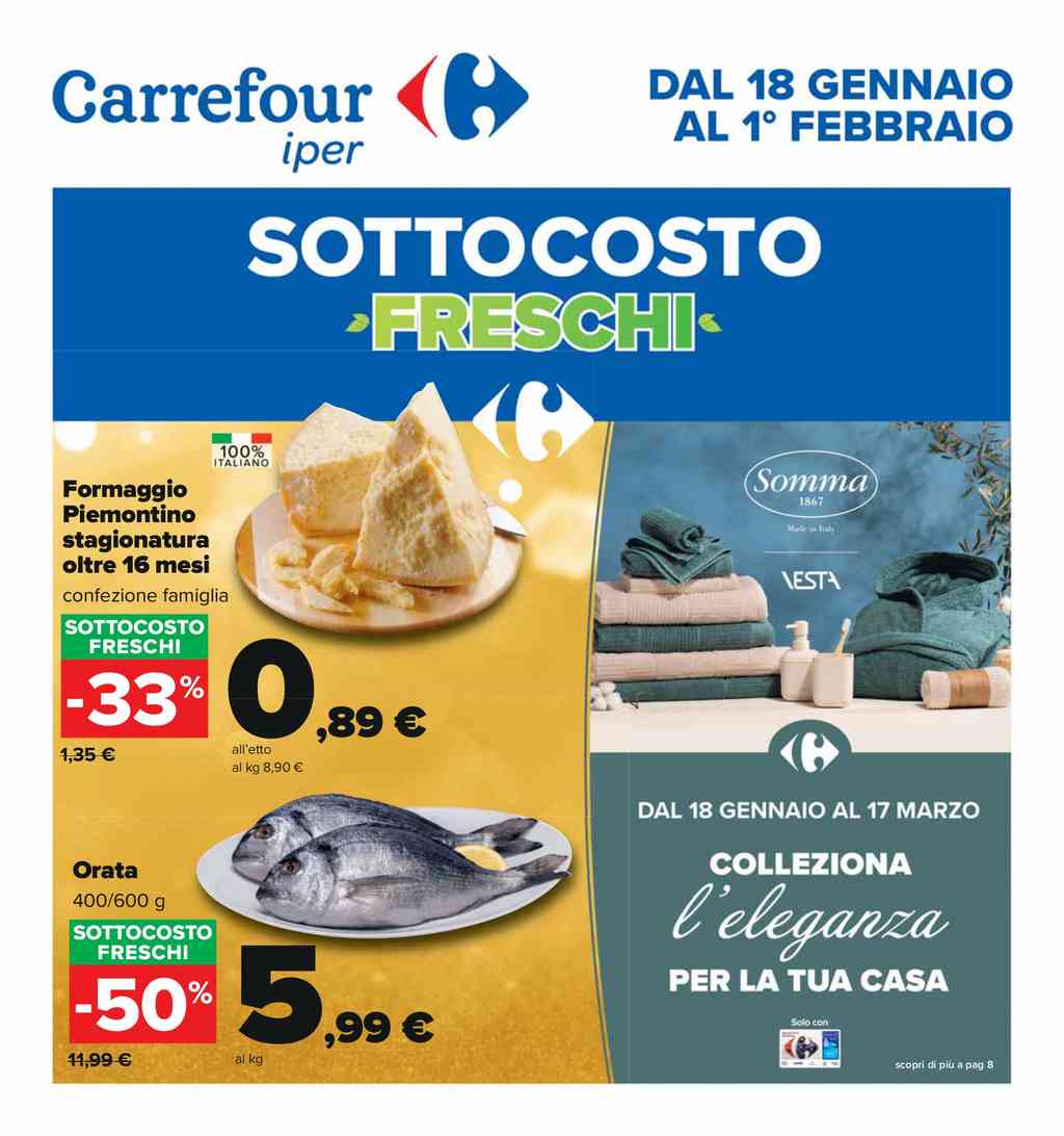 Volantino Carrefour Iper dal 18 gennaio al 1 febbraio 2024