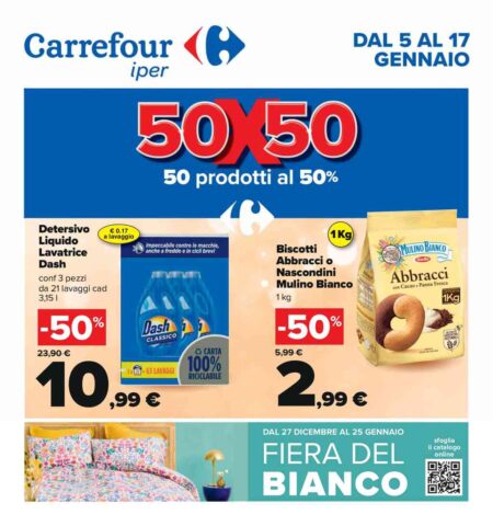 Volantino Carrefour Iper dal 5 al 17 gennaio 2024