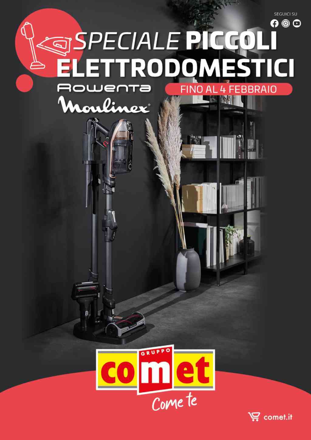 Volantino Comet Speciale Rowenta e Moulinex dal 17 gennaio al 4 febbraio 2024