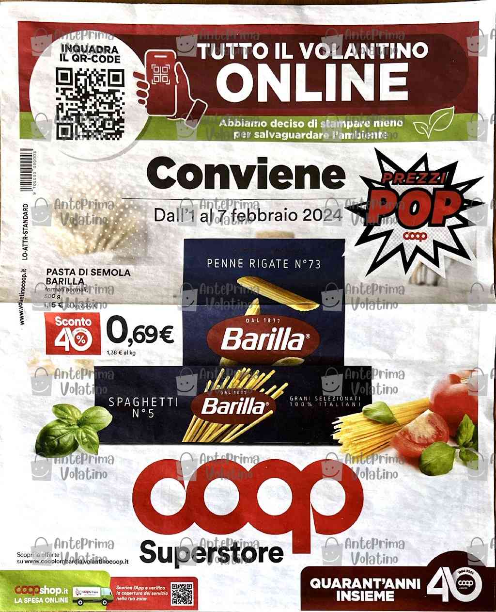 Volantino Coop dal 1 al 7 febbraio 2024