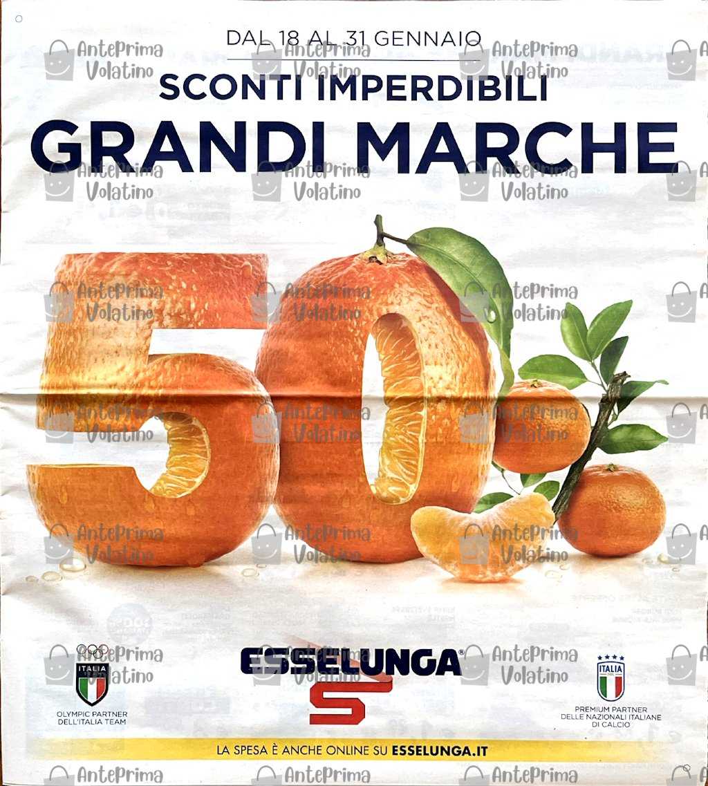 Volantino Esselunga dal 18 al 31 gennaio 2024