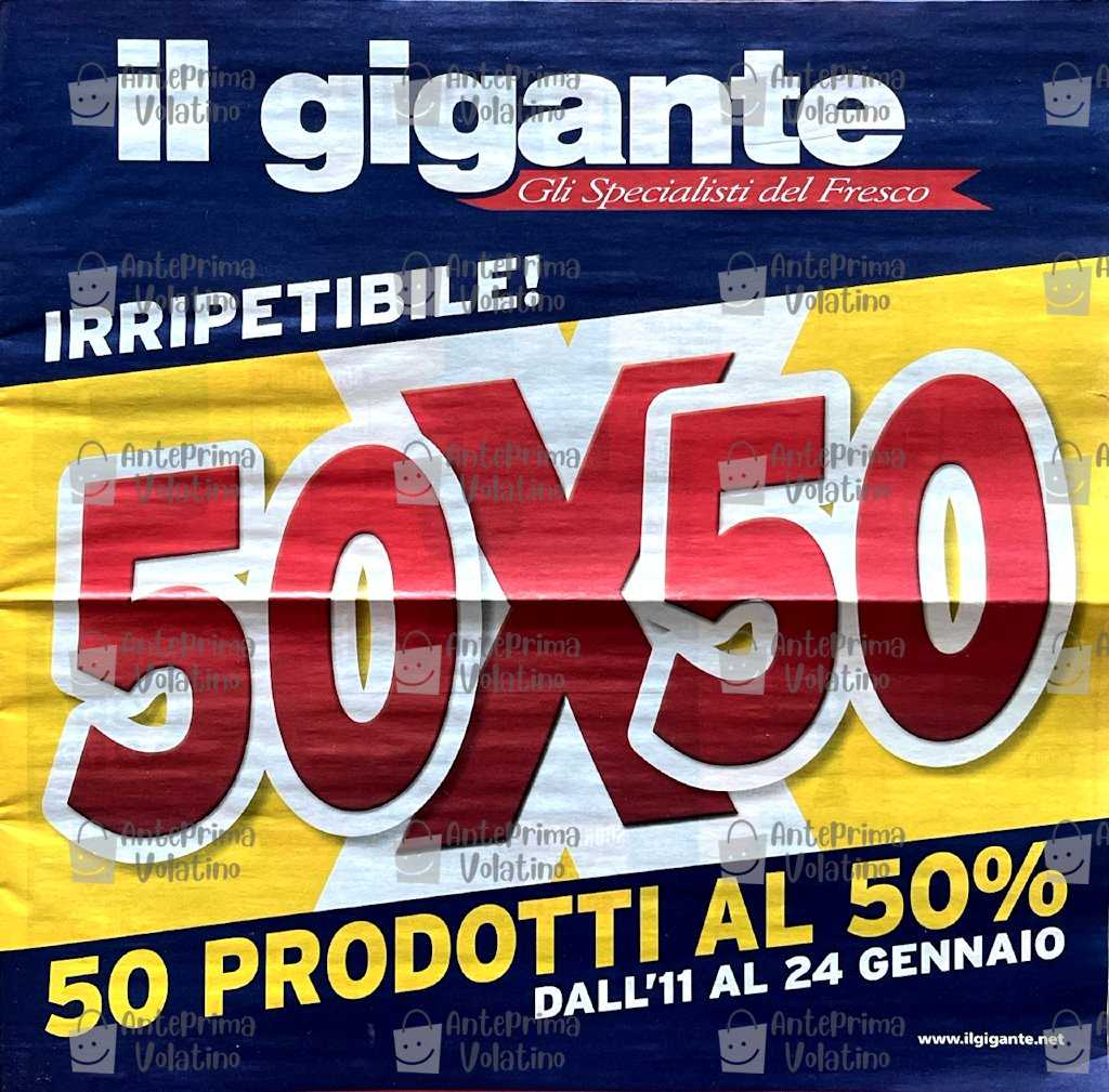 Volantino Il Gigante dal 11 al 24 gennaio 2024