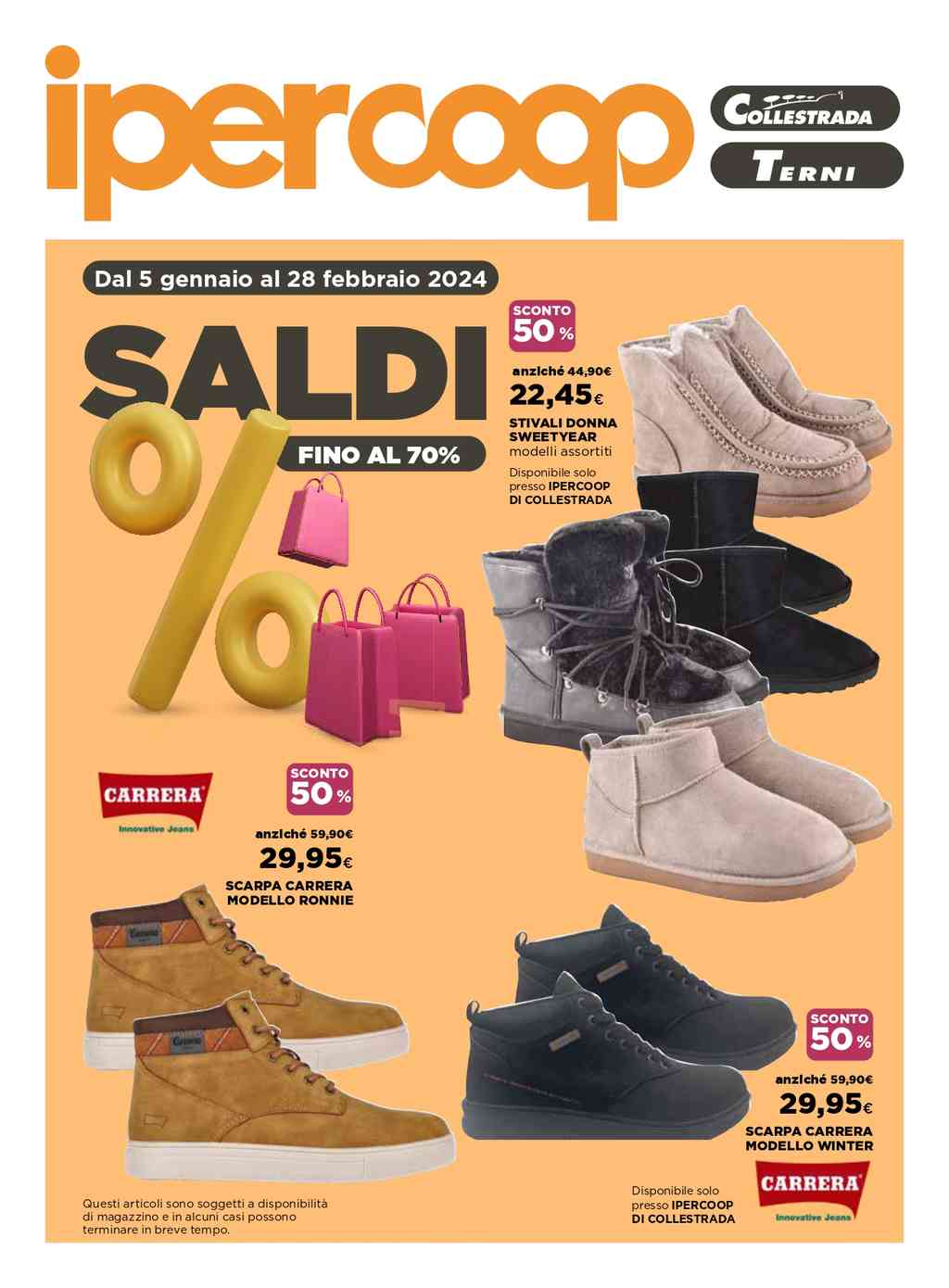 Volantino Ipercoop Centro Italia dal 5 gennaio al 28 febbraio 2024