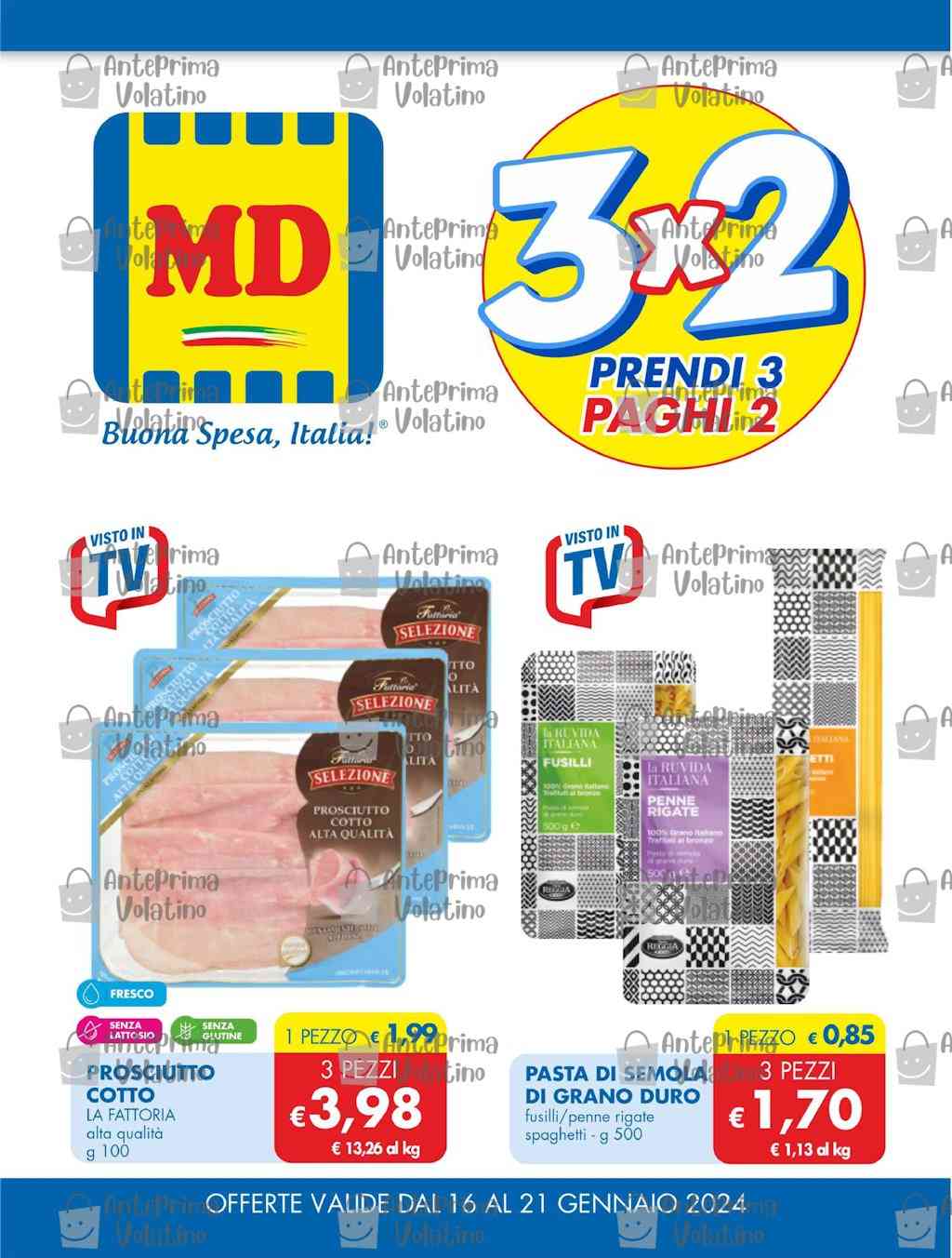 Volantino MD dal 16 al 21 gennaio 2024