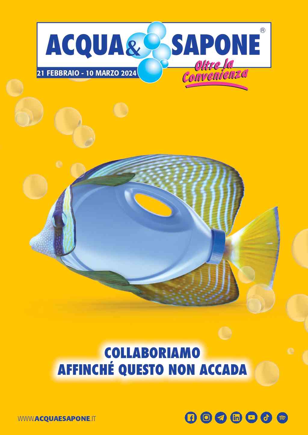 Volantino Acqua e Sapone Toscana e Umbria dal 21 febbraio al 10 marzo 2024