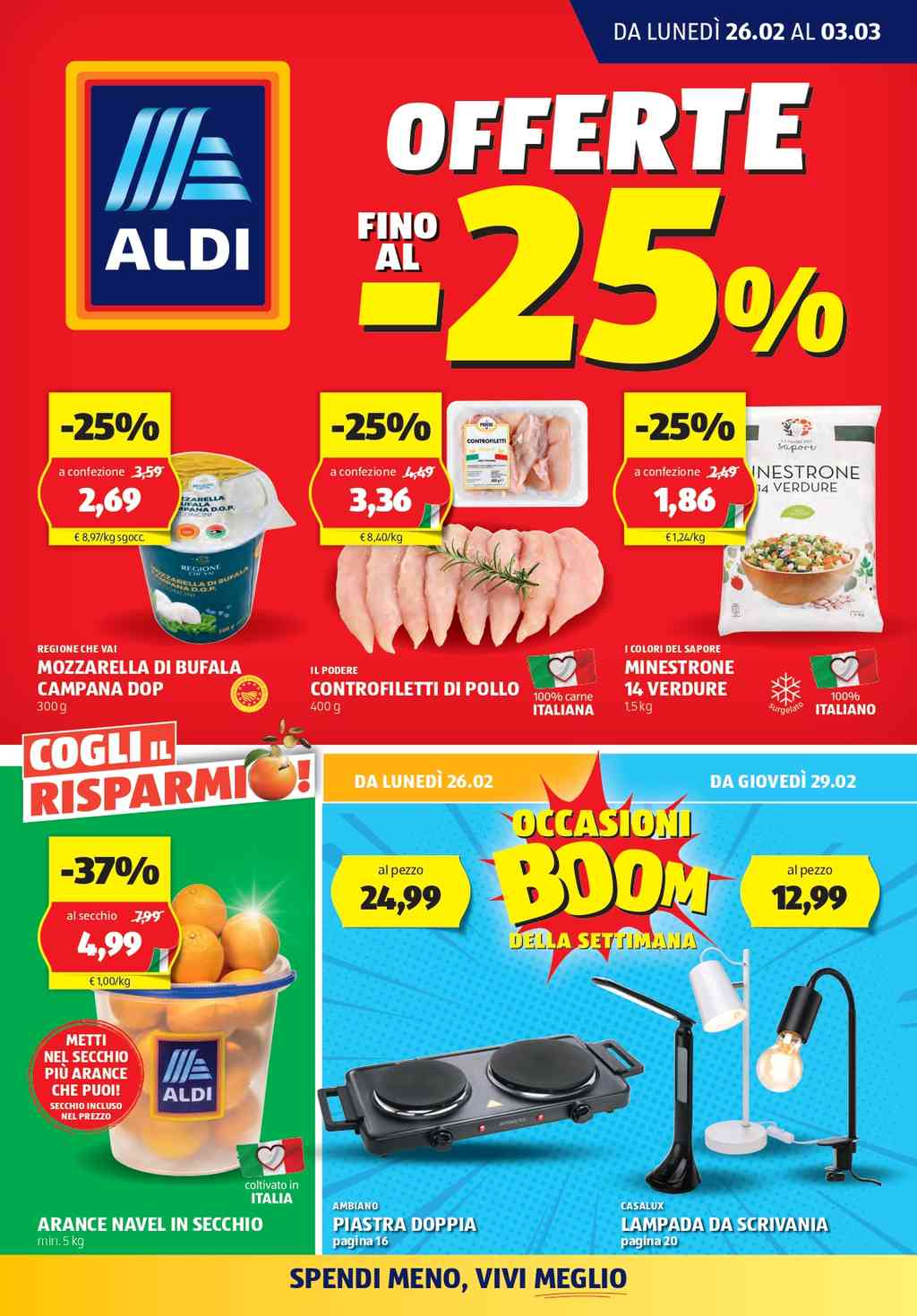 Volantino Aldi dal 26 febbraio al 3 marzo 2024
