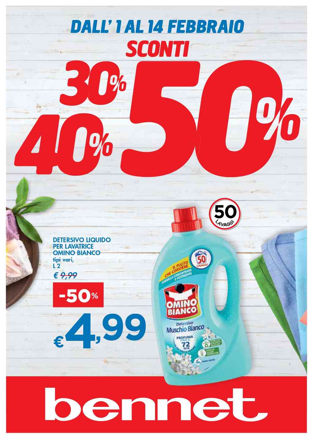 Volantino Bennet dal 1 al 14 febbraio 2024