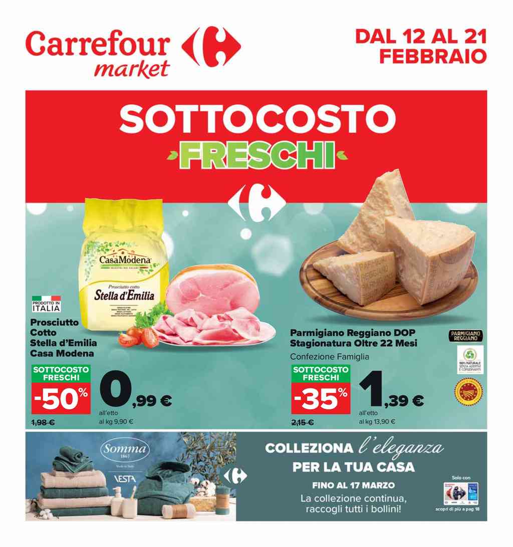 Volantino Carrefour Market dal 12 al 21 febbraio 2024