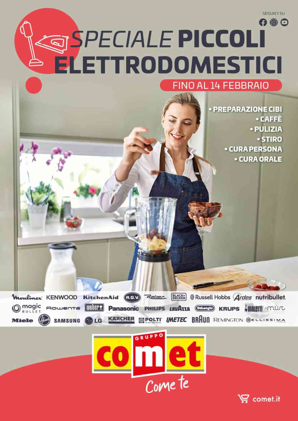 Volantino Comet Speciale Piccoli Elettrodomestici fino al 14 febbraio 2024