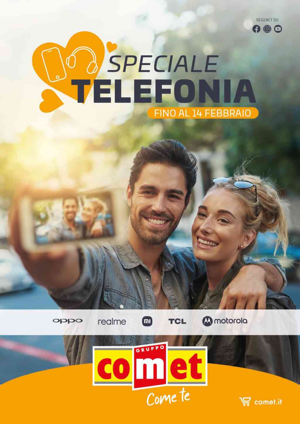 Volantino Comet Speciale Telefonia dal 31 gennaio al 14 febbraio 2024