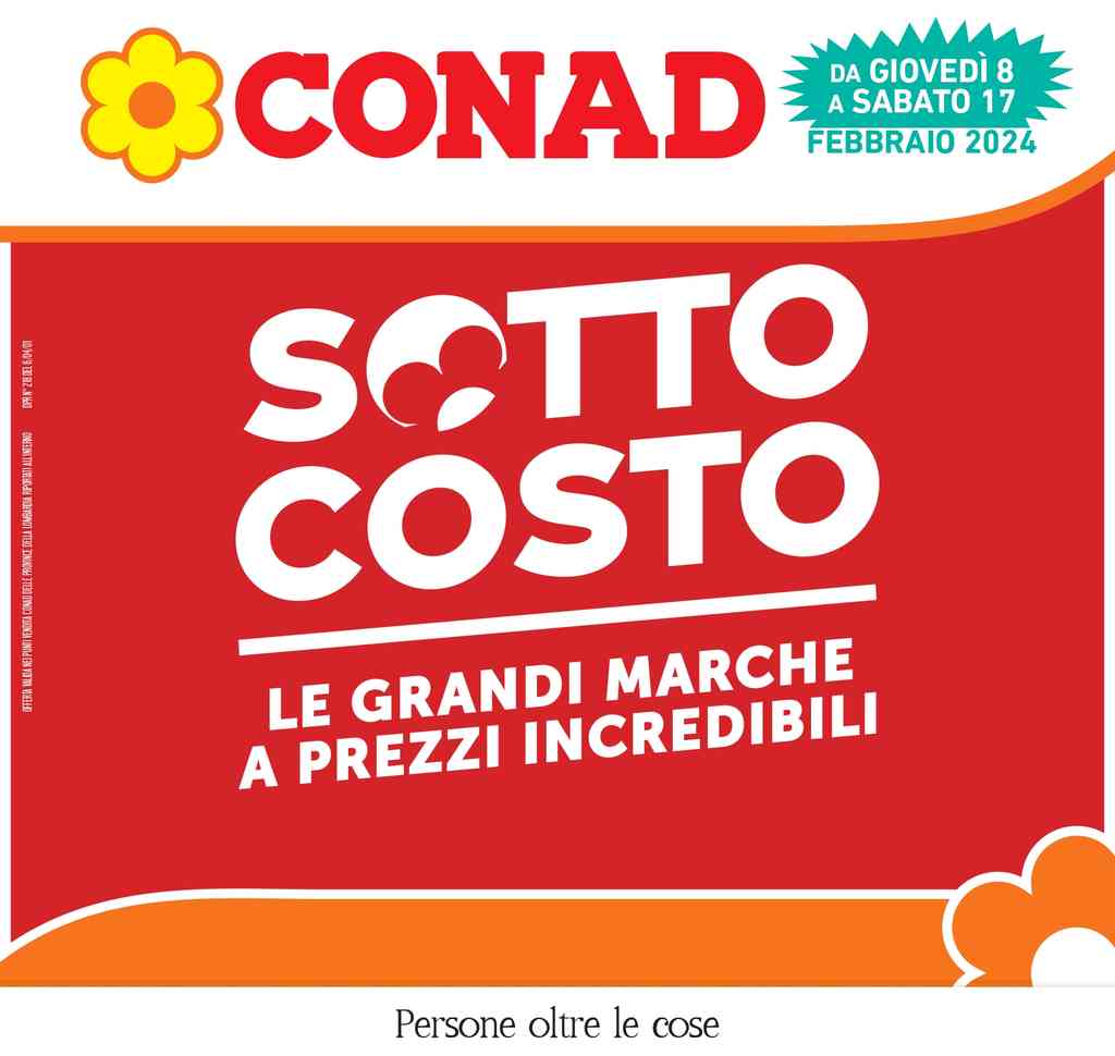 Volantino Conad Lombardia dal 8 al 17 febbraio 2024