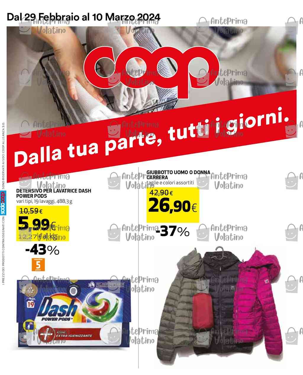 Volantino Coop Alleanza 3.0 dal 29 febbraio al 10 marzo 2024