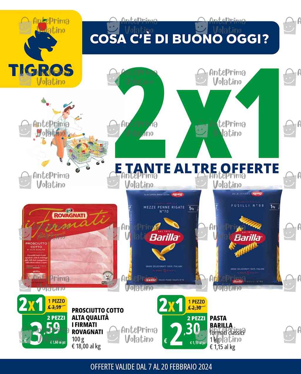 Volantino Tigros dal 7 al 20 febbraio 2024