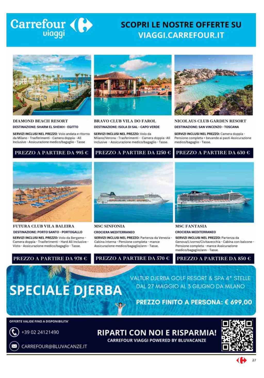 Volantino Carrefour Viaggi dal 19 marzo al 1 aprile 2024