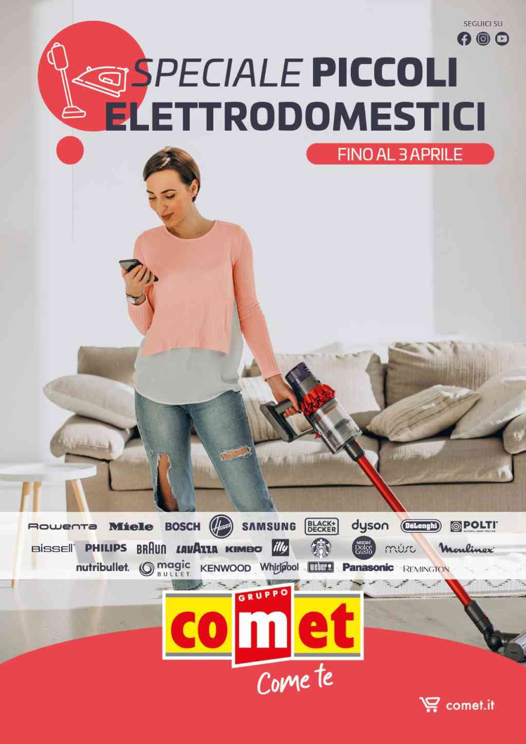 Volantino Comet Piccoli Elettrodomestici dal 21 marzo al 3 aprile 2024