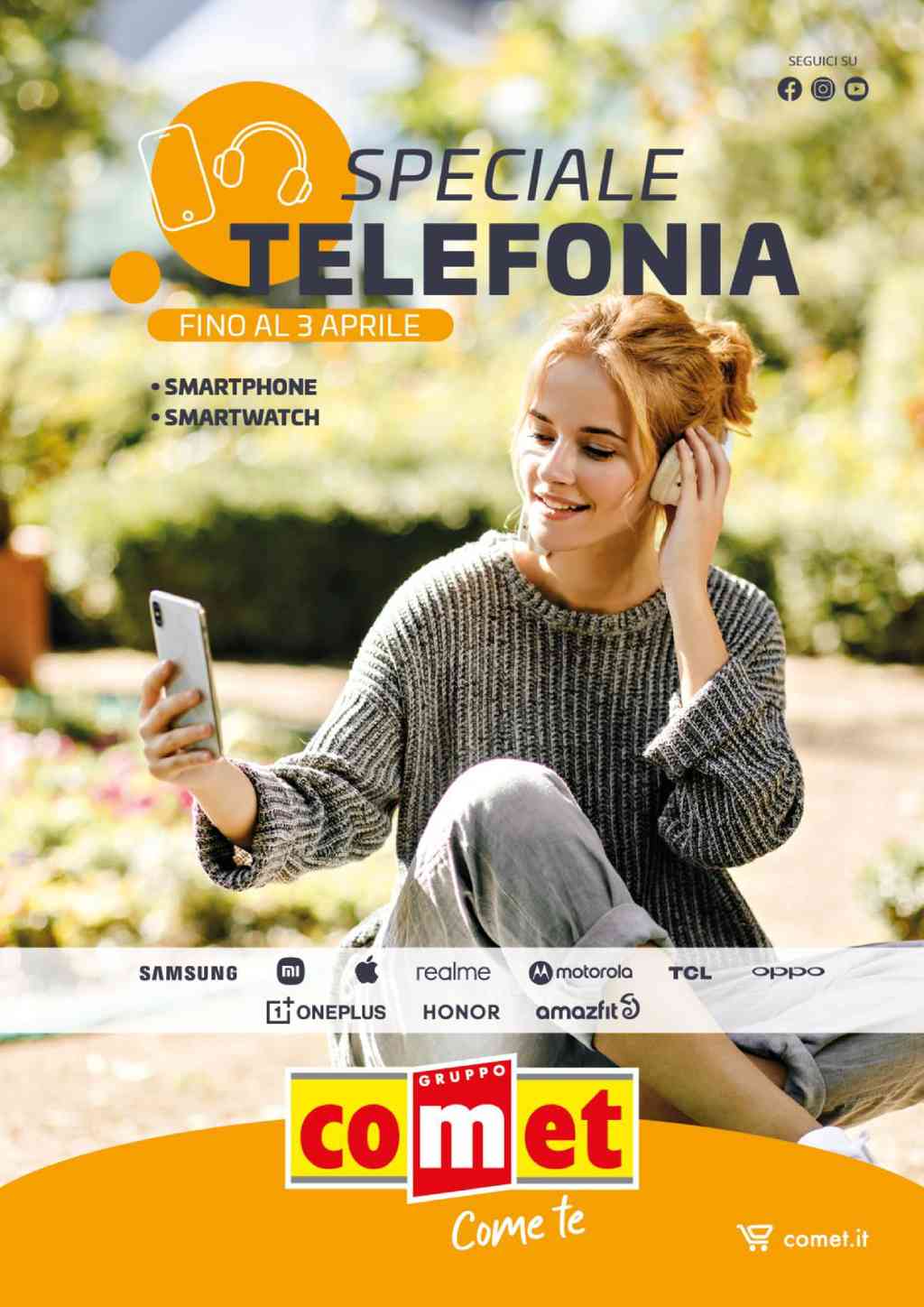 Volantino Comet Telefonia dal 21 marzo al 3 aprile 2024