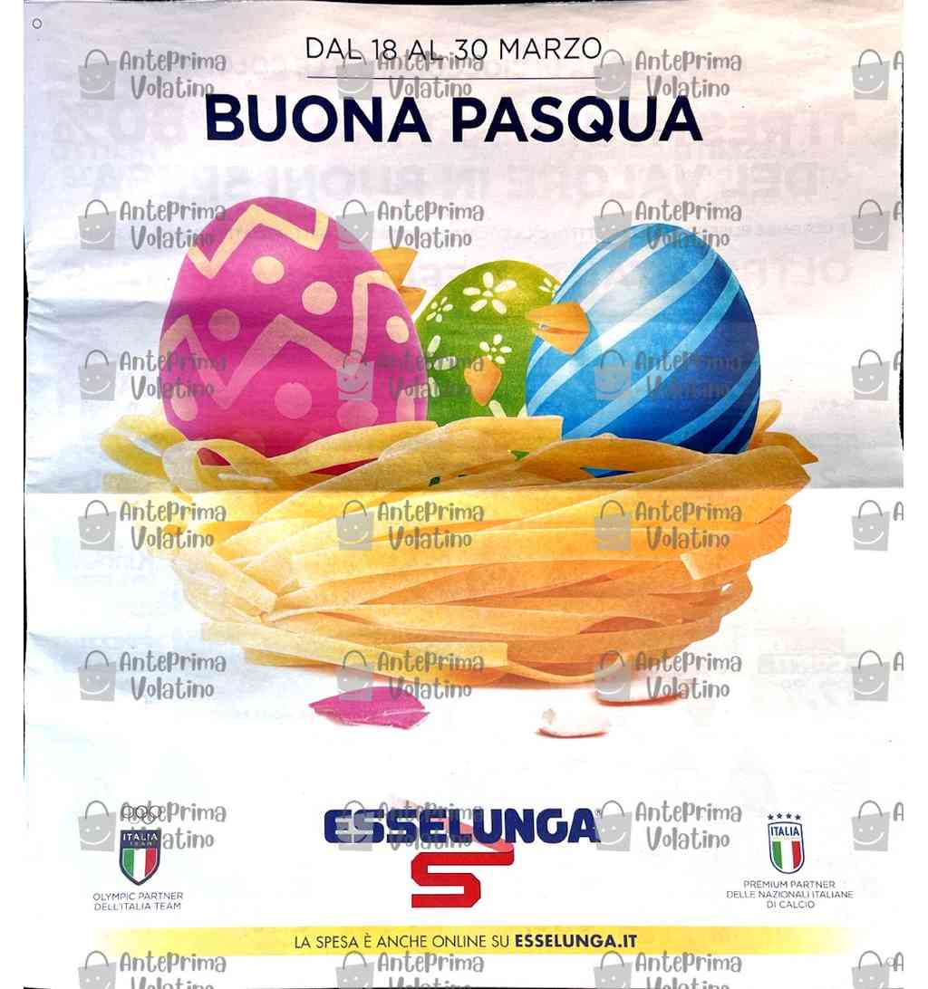 Volantino Esselunga dal 18 al 30 marzo 2024