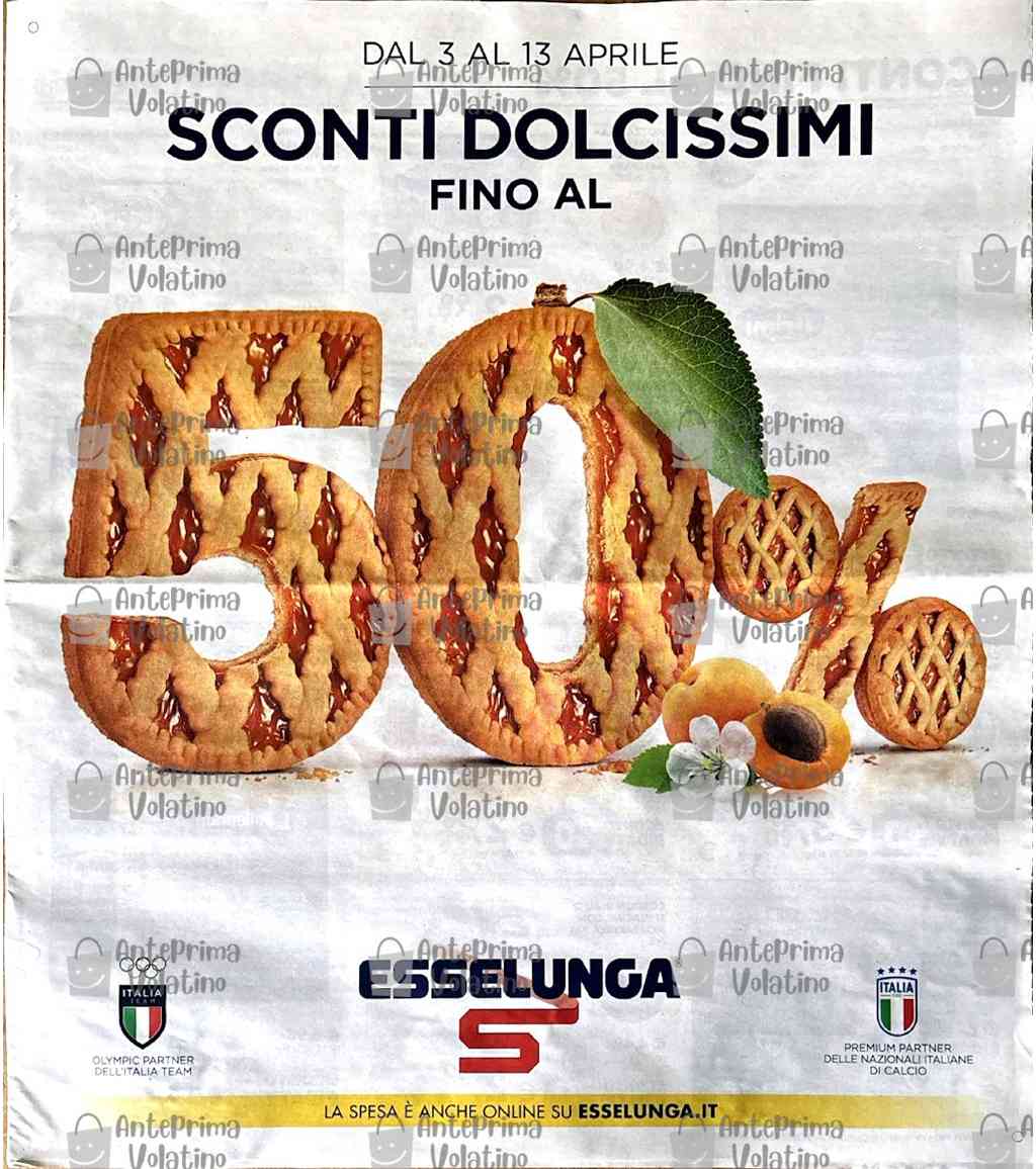 Volantino Esselunga dal 3 al 13 aprile 2024