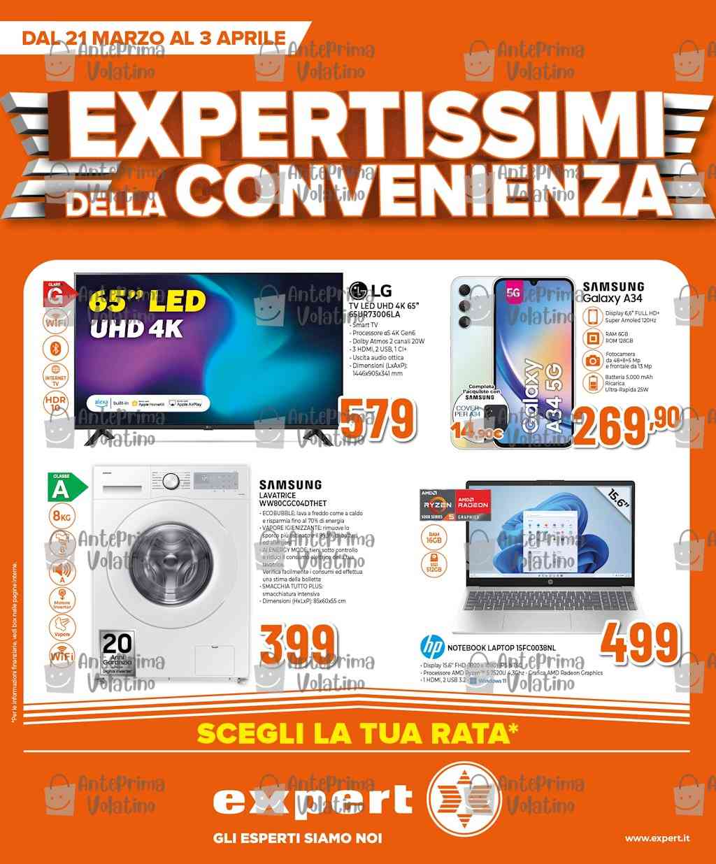 Volantino Expert dal 21 marzo al 3 aprile 2024