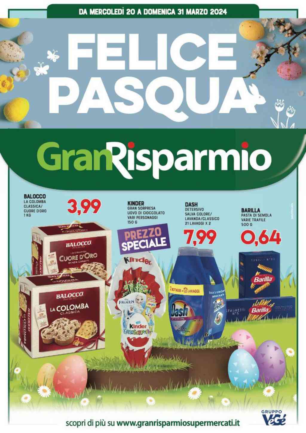 Volantino Gran Risparmio dal 20 al 31 marzo 2024