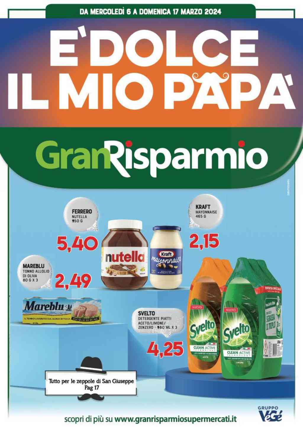Volantino Gran Risparmio dal 6 al 17 marzo 2024