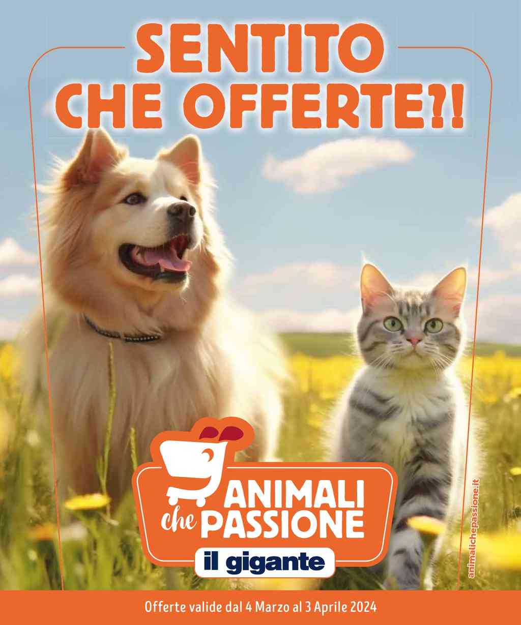 Volantino Il Gigante Animali dal 4 marzo al 3 aprile 2024