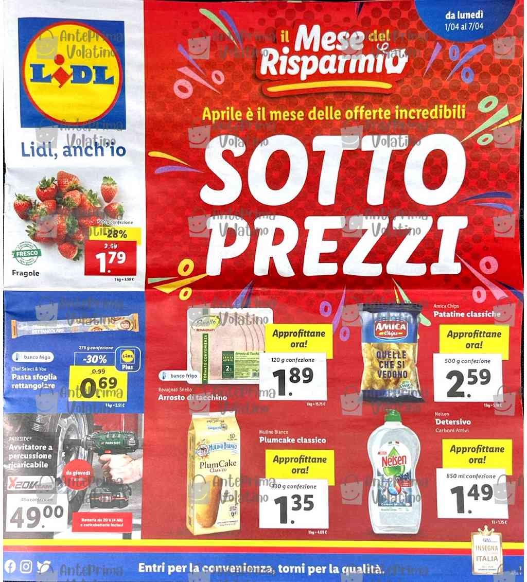 Volantino Lidl dal 1 al 7 aprile 2024