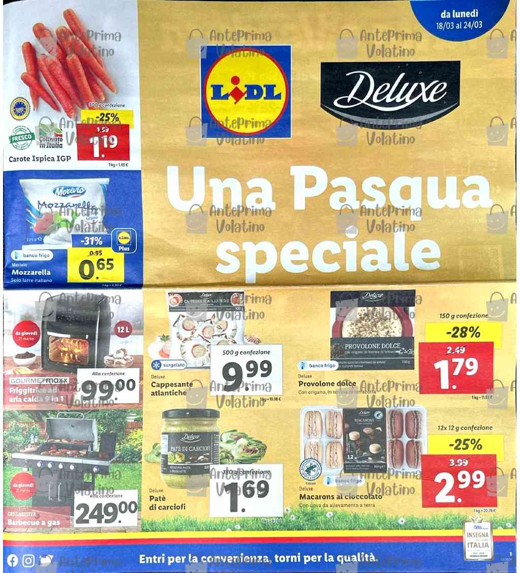 Volantino Lidl dal 18 al 24 marzo 2024
