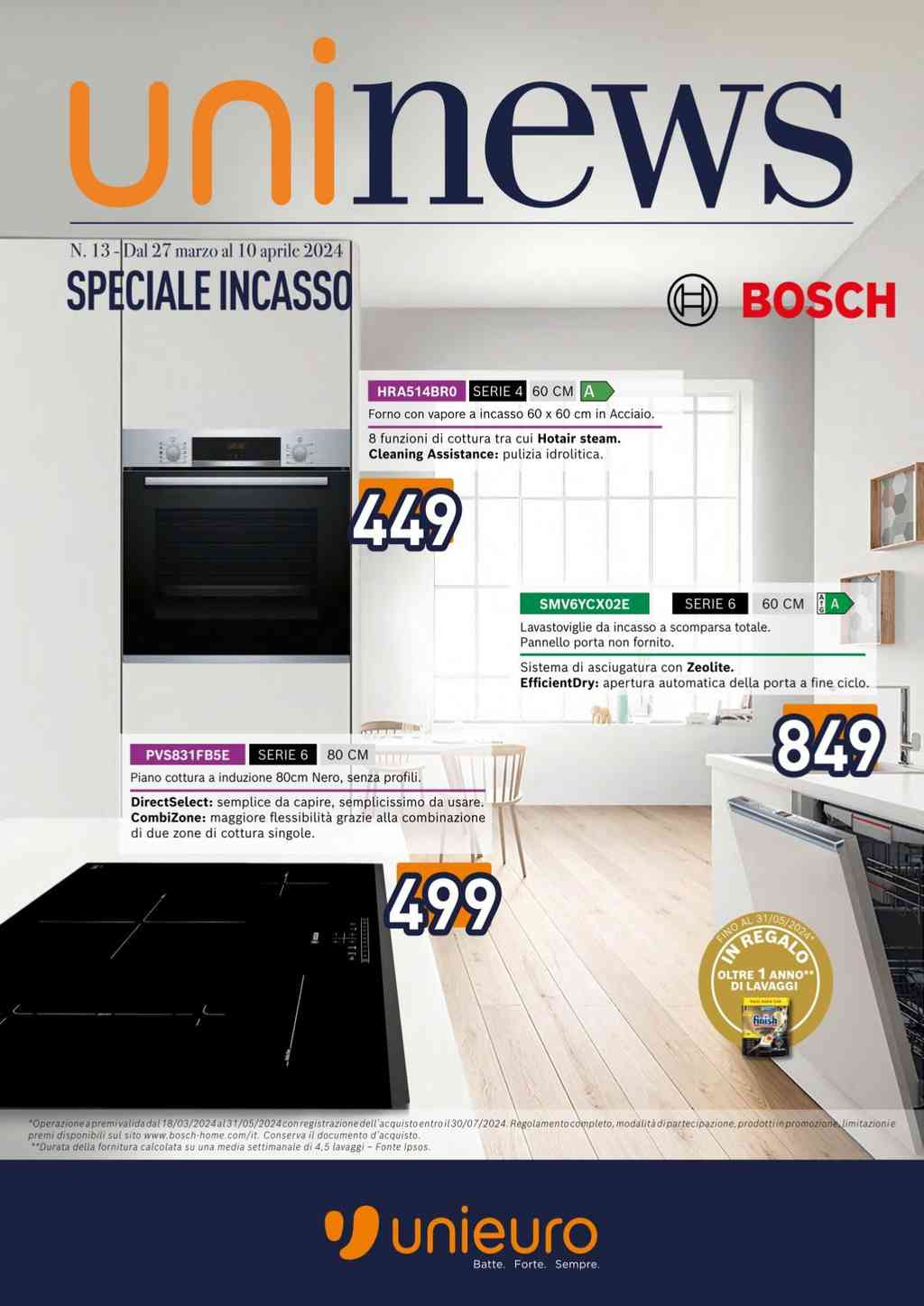 Volantino Unieuro Speciale Incasso dal 27 marzo al 10 aprile 2024