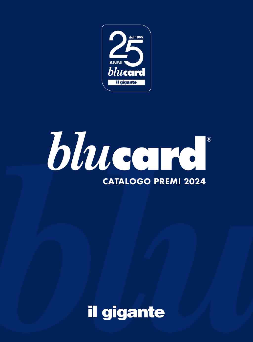 Catalogo premi Blucard Il Gigante 2024