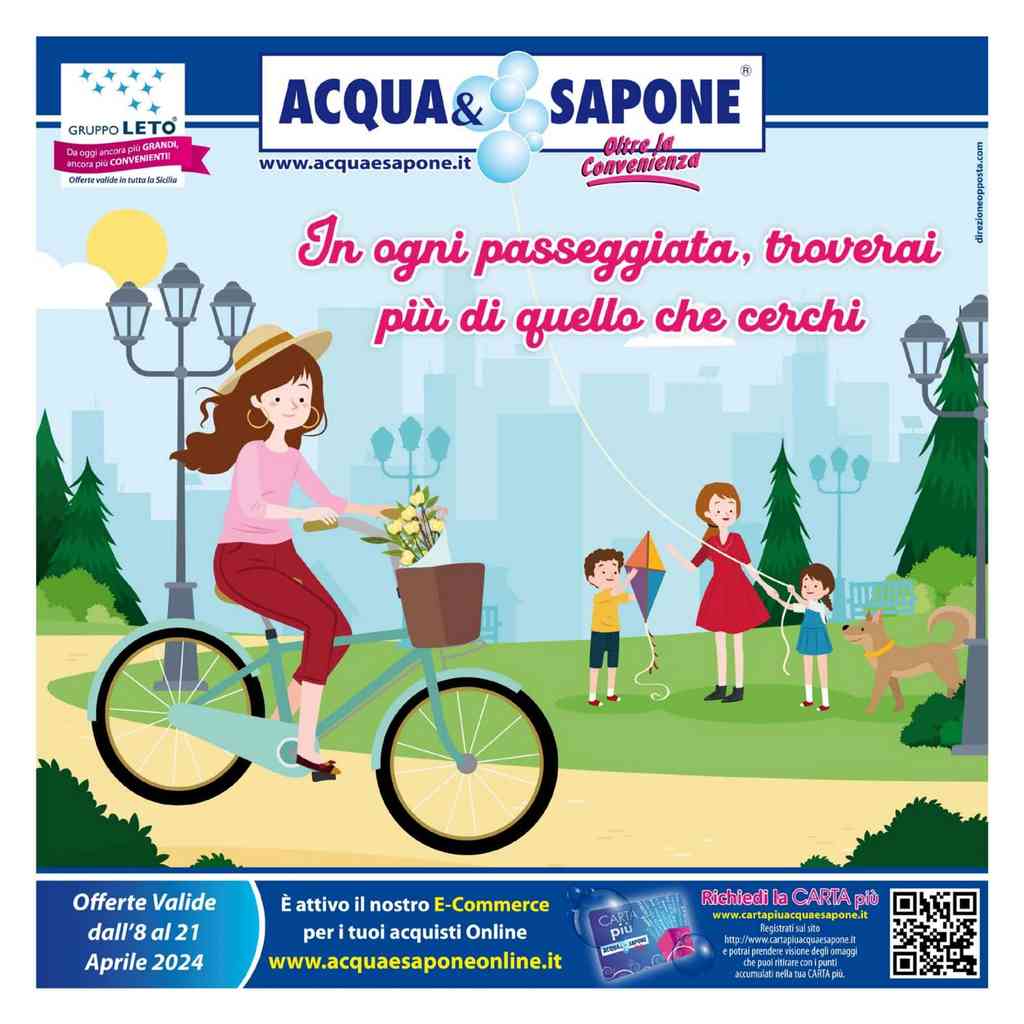 Volantino Acqua e Sapone Sicilia dal 8 al 21 aprile 2024