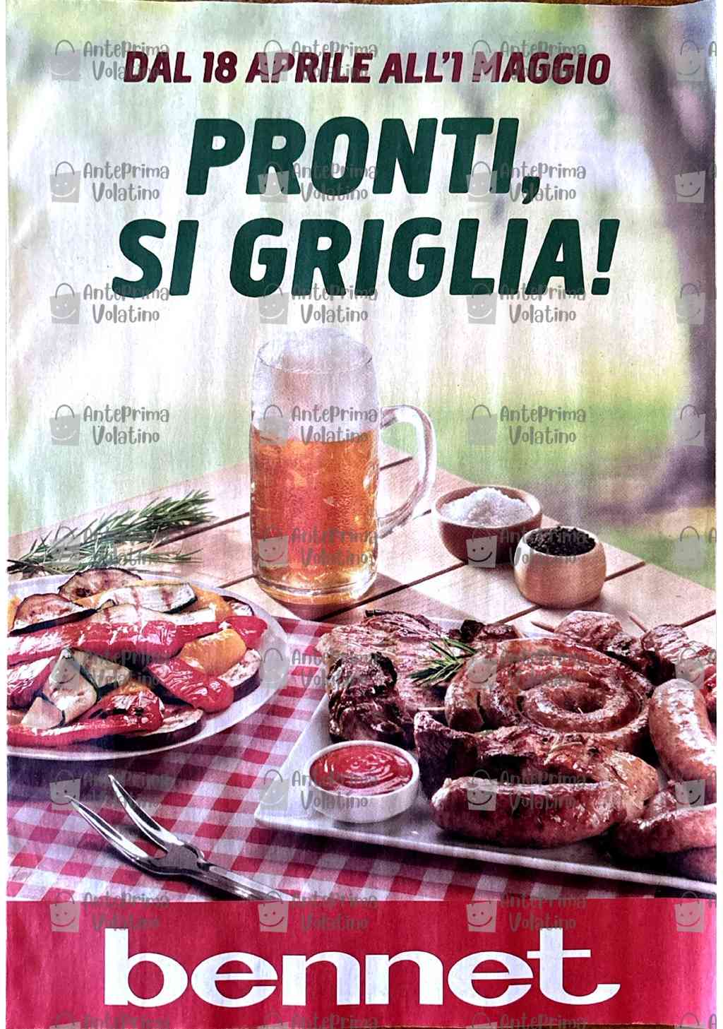 Volantino Bennet dal 18 aprile al 1 maggio 2024