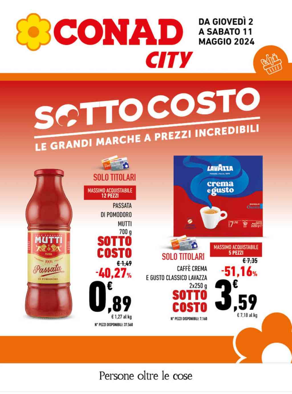 Volantino Conad City Lazio dal 2 al 11 maggio 2024