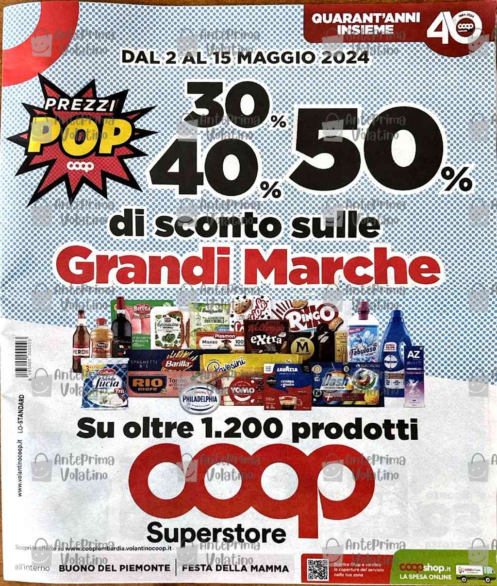 Volantino Coop dal 2 al 15 maggio 2024