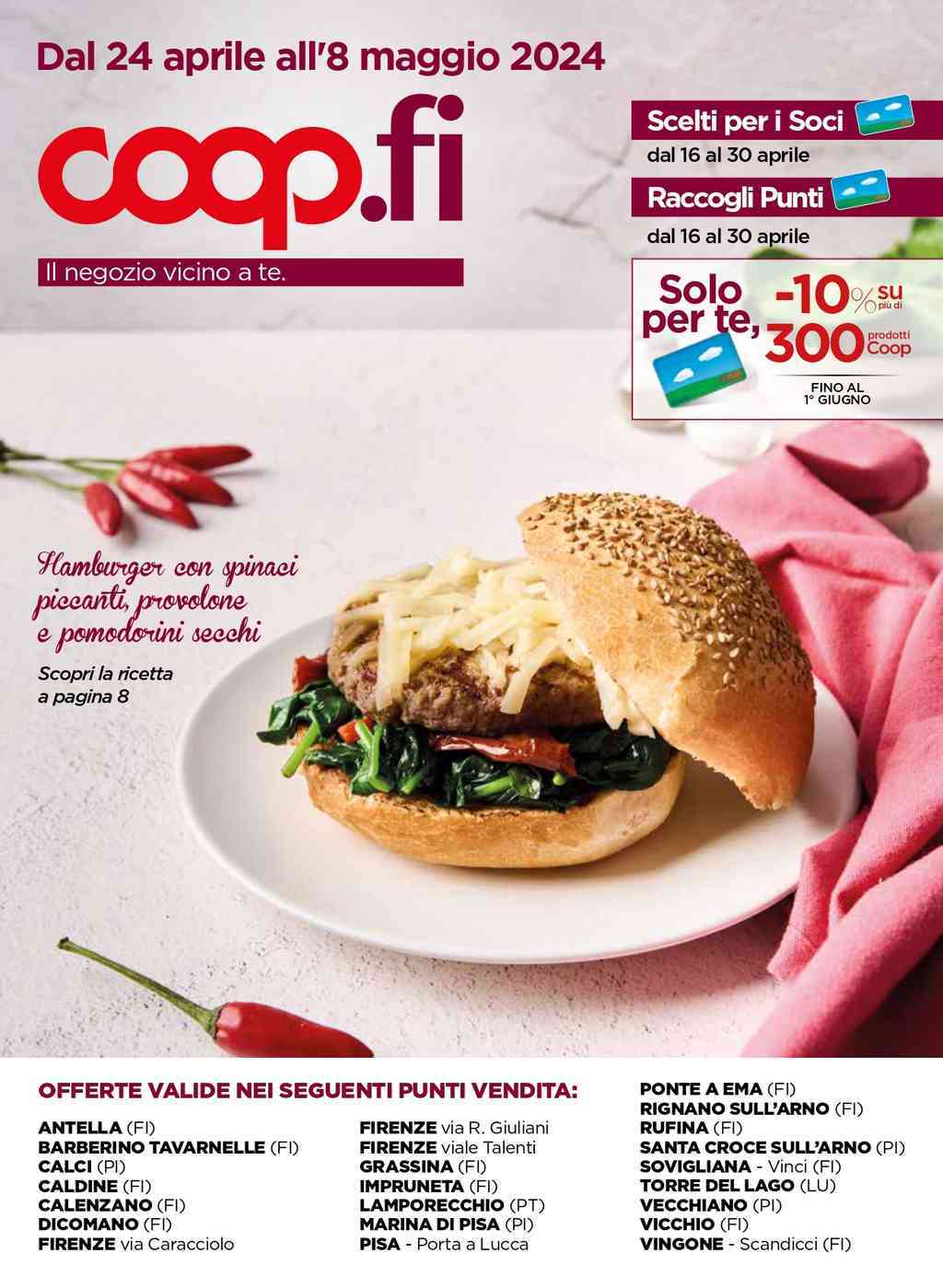 Volantino Coop Firenze dal 24 aprile al 8 maggio 2024