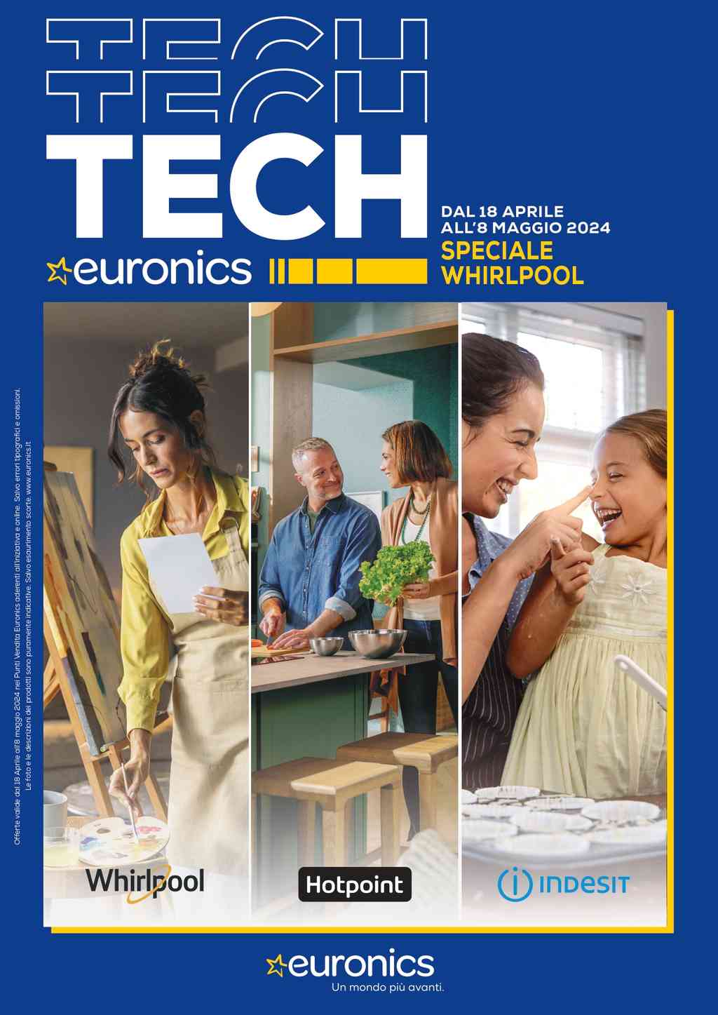 Volantino Euronics Whirlpool dal 18 aprile al 8 maggio 2024