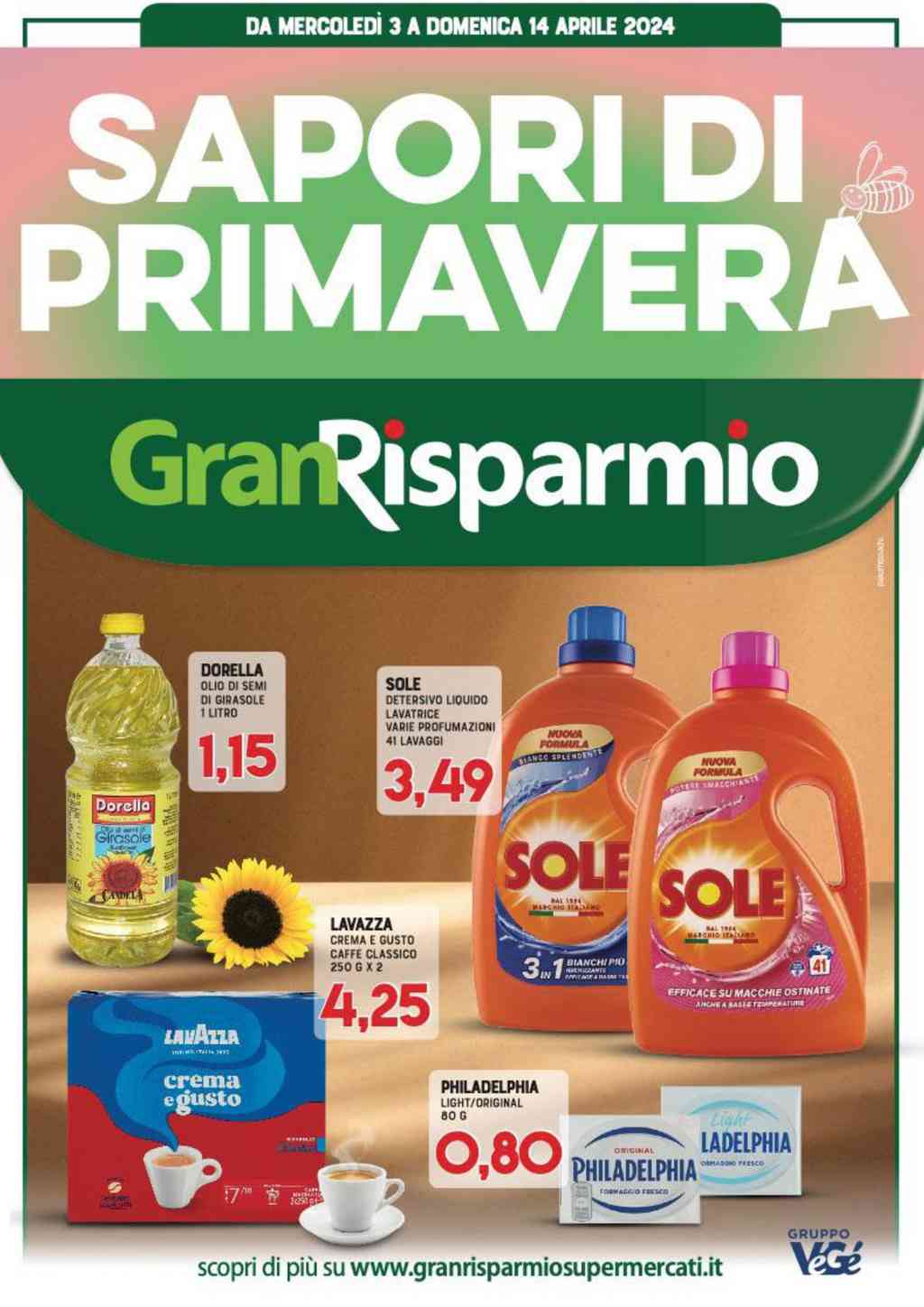 Volantino Gran Risparmio dal 3 al 14 aprile 2024