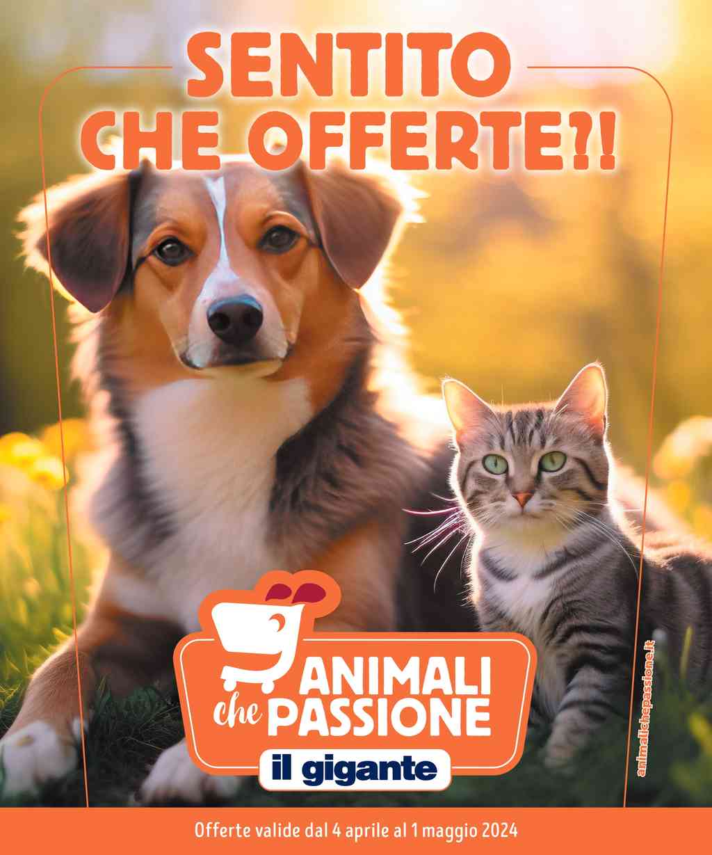 Volantino Il Gigante Animali dal 4 aprile al 1 maggio 2024