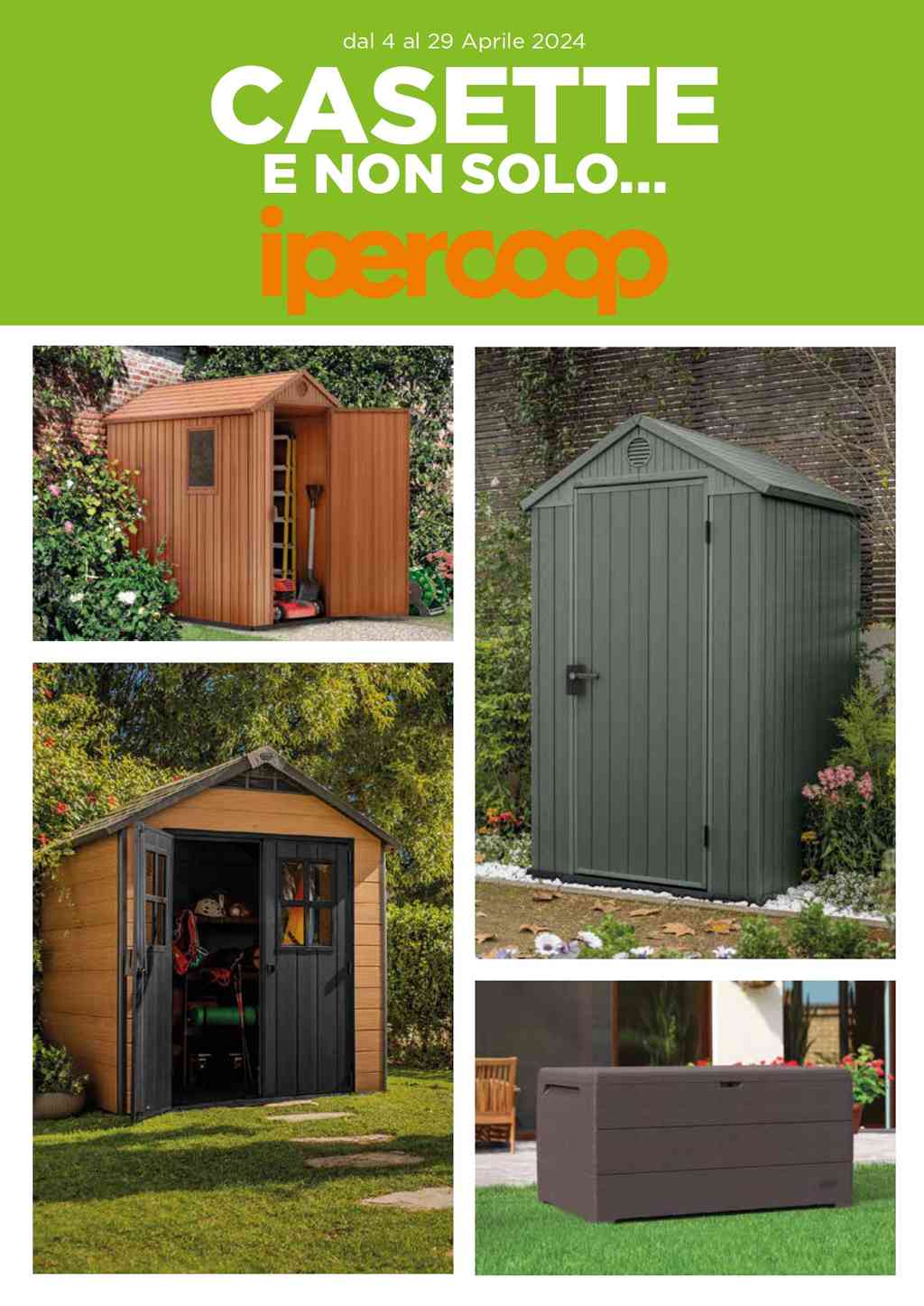 Volantino Ipercoop Centro Italia Casette dal 4 al 29 aprile 2024