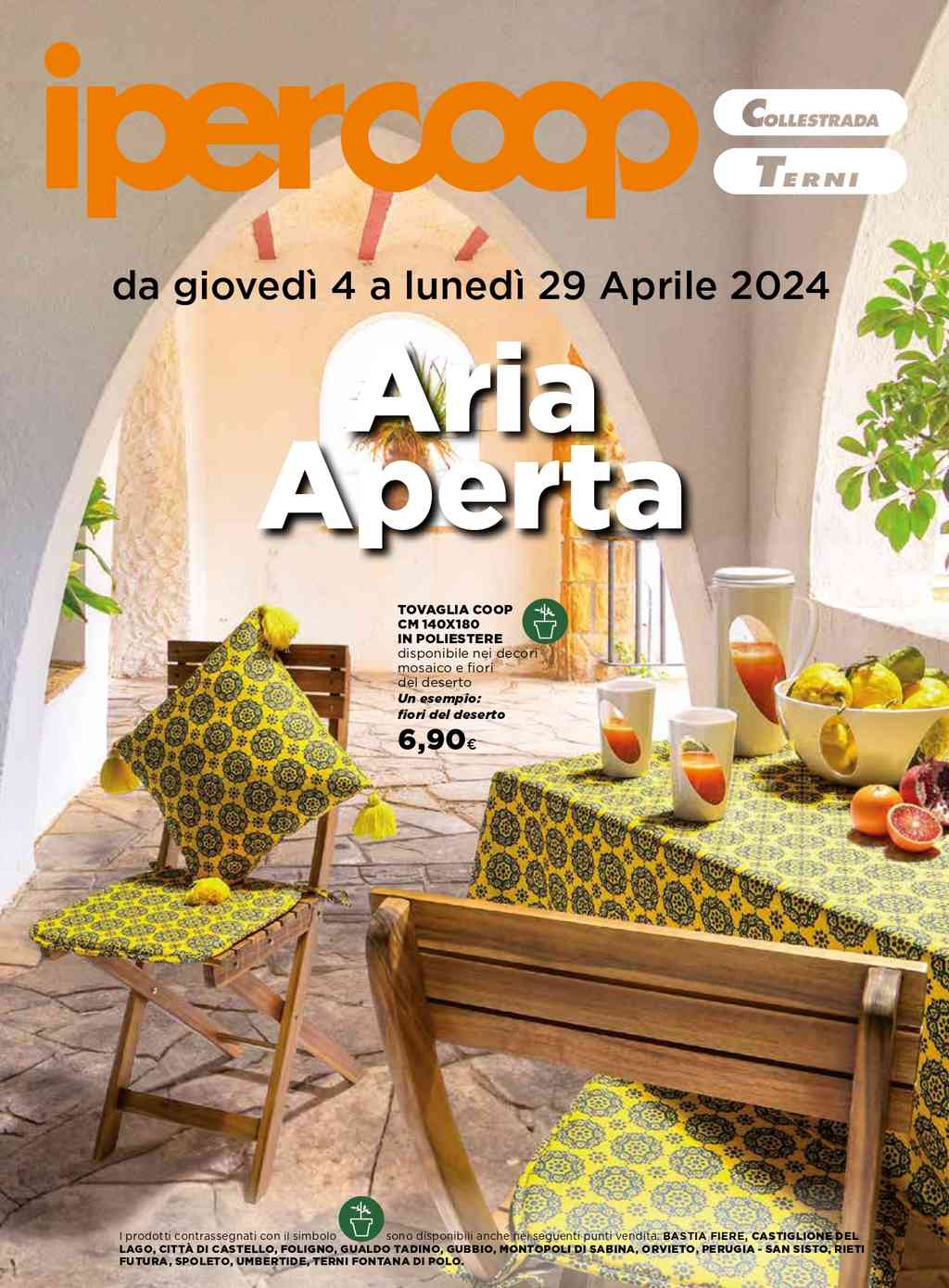Volantino Ipercoop Centro Italia Aria Aperta dal 4 al 29 aprile 2024