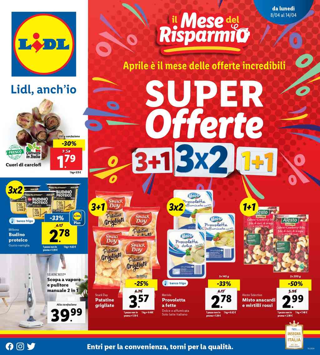Volantino Lidl dal 8 al 14 aprile 2024